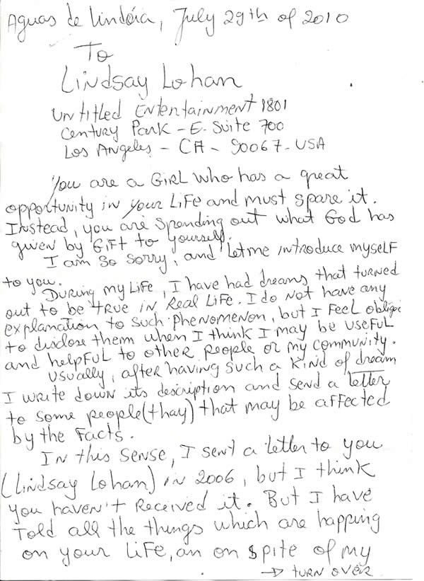 CARTA1 LINDSAY LOHAN